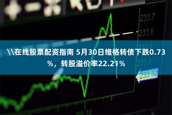 \在线股票配资指南 5月30日维格转债下跌0.73%，转股溢价率22.21%