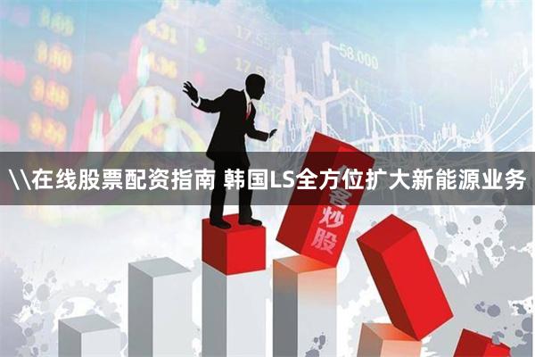 \在线股票配资指南 韩国LS全方位扩大新能源业务